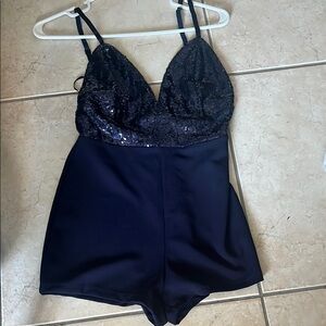 Fashion Nova Black Chemise Intimates